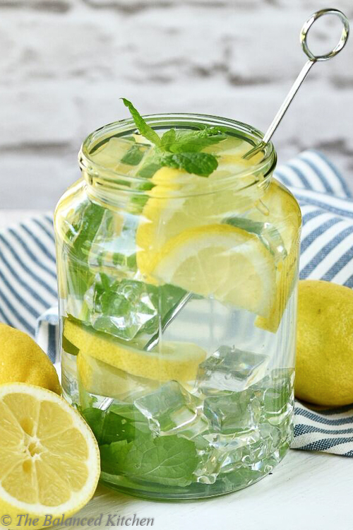 Lemon & Mint Infused Coconut Water