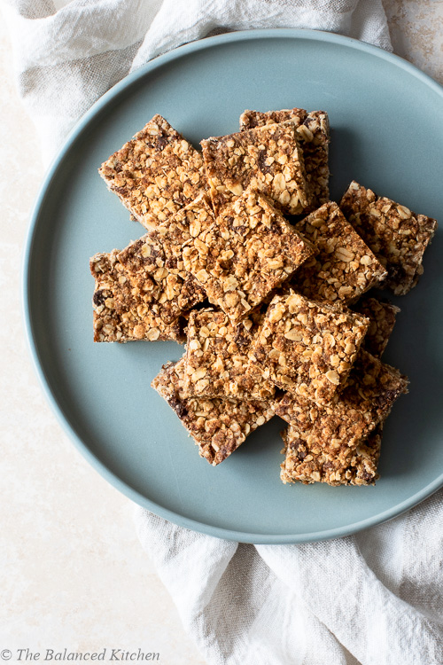Chocolate Chip, Coconut and Oat Energy Square Bites